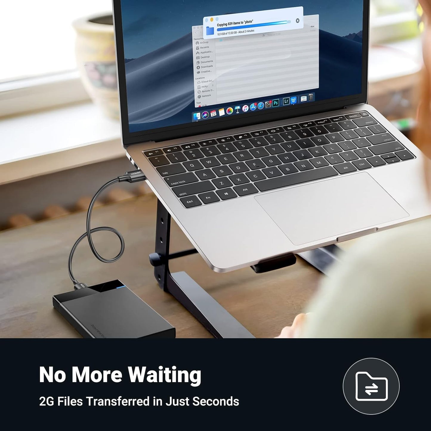 USB to USB, 5 Gbps USB 3.0 Cable, Nylon Durable Male to Male Cable, Compatible with Hard Drive, Cooling Fan/Pad, Camera, DVD Player, TV, Flash Light, Hub, Monitor, Speaker, and More 6.6 FT