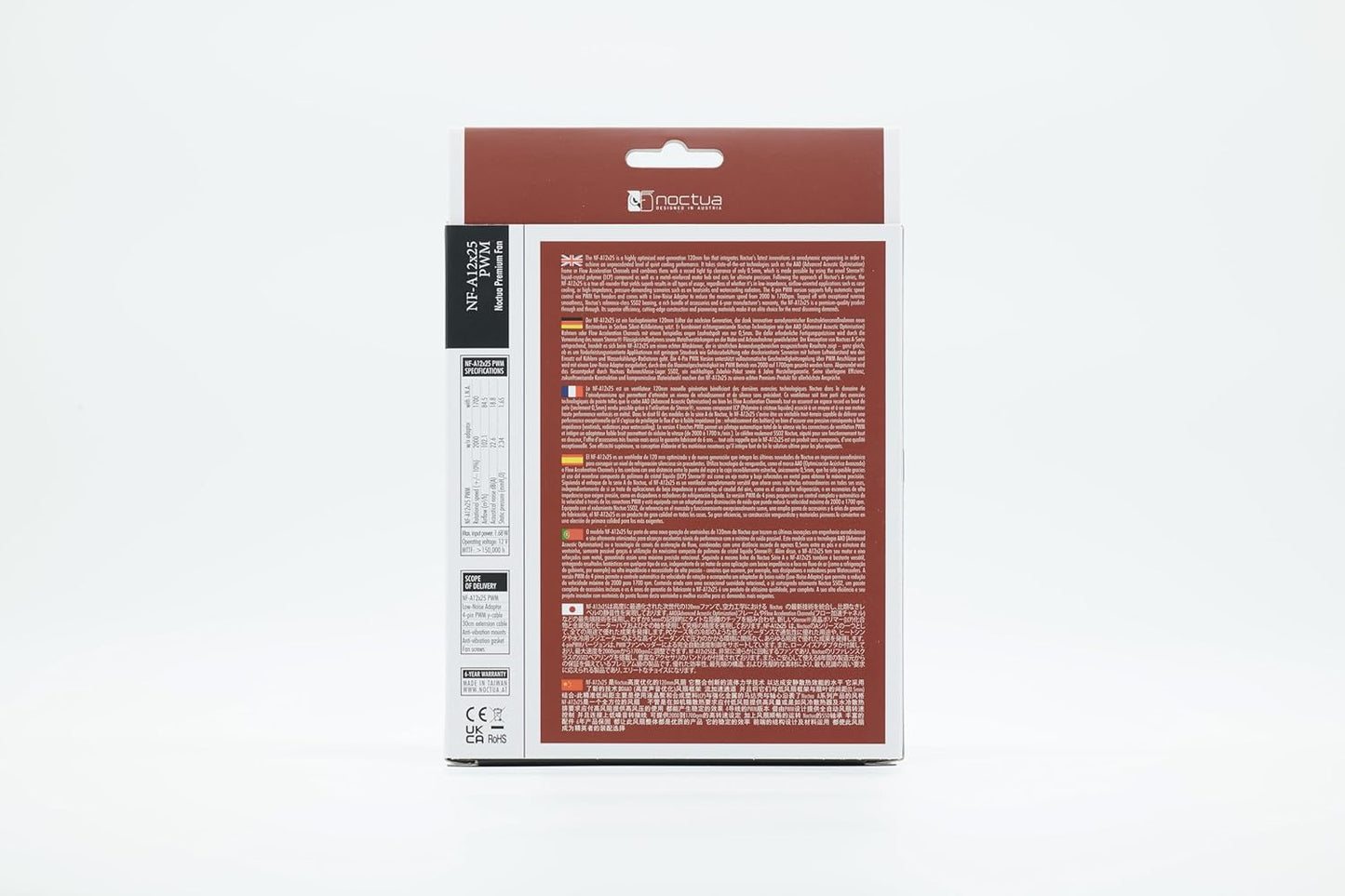 Nf-A12X15 PWM, Premium Quiet Slim Fan, 4-Pin (120X15Mm, Brown)