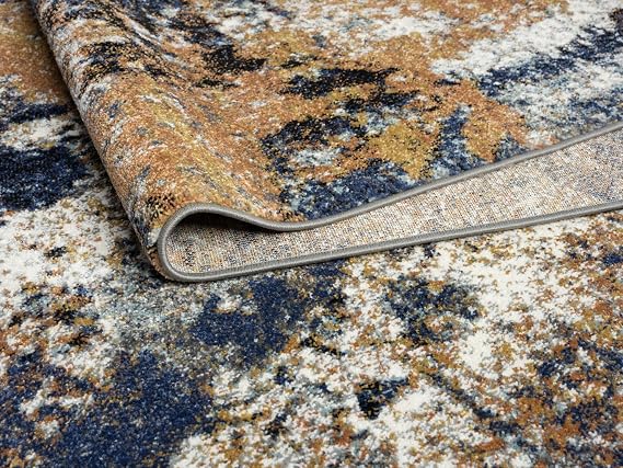 Abstract Soft Thick Pile Rug