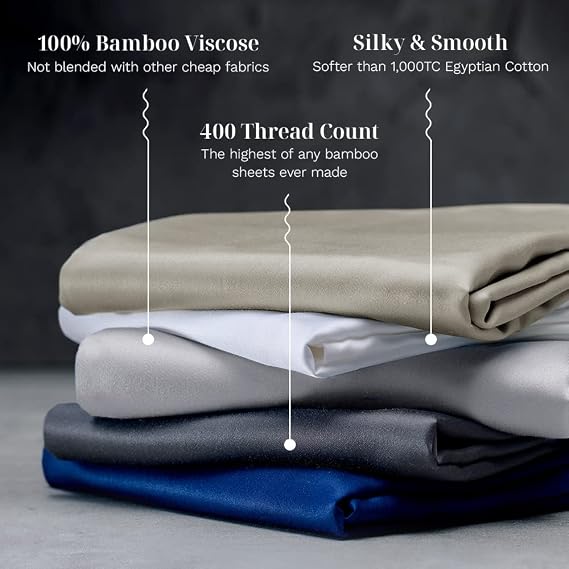 Bed Sheet Set, Twin XL, White
