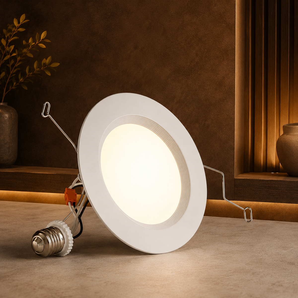 5CCT Dimmable LED Recessed Lights, 50-Pack