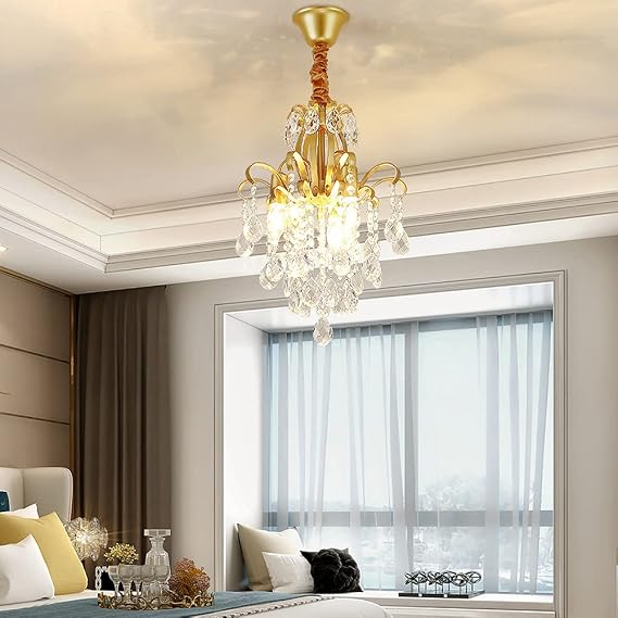 Crystal Flush Mount Chandelier