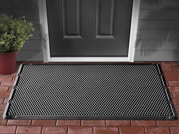 Black Outdoor Mat