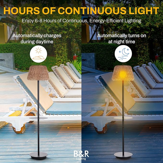 Solar Outdoor Floor Lamp