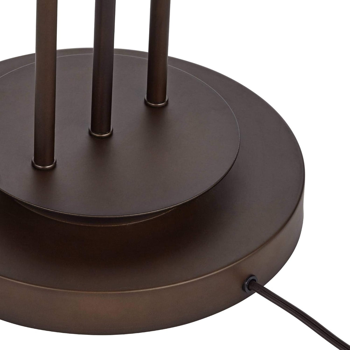 Bronze Woven Metal Floor Lamp, 60.5"