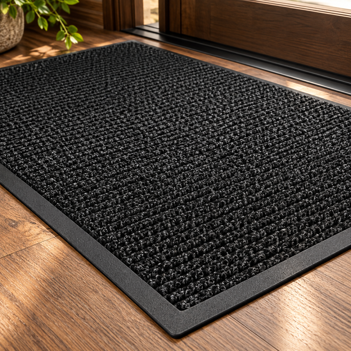 Charcoal Heavy-Duty Door Mat