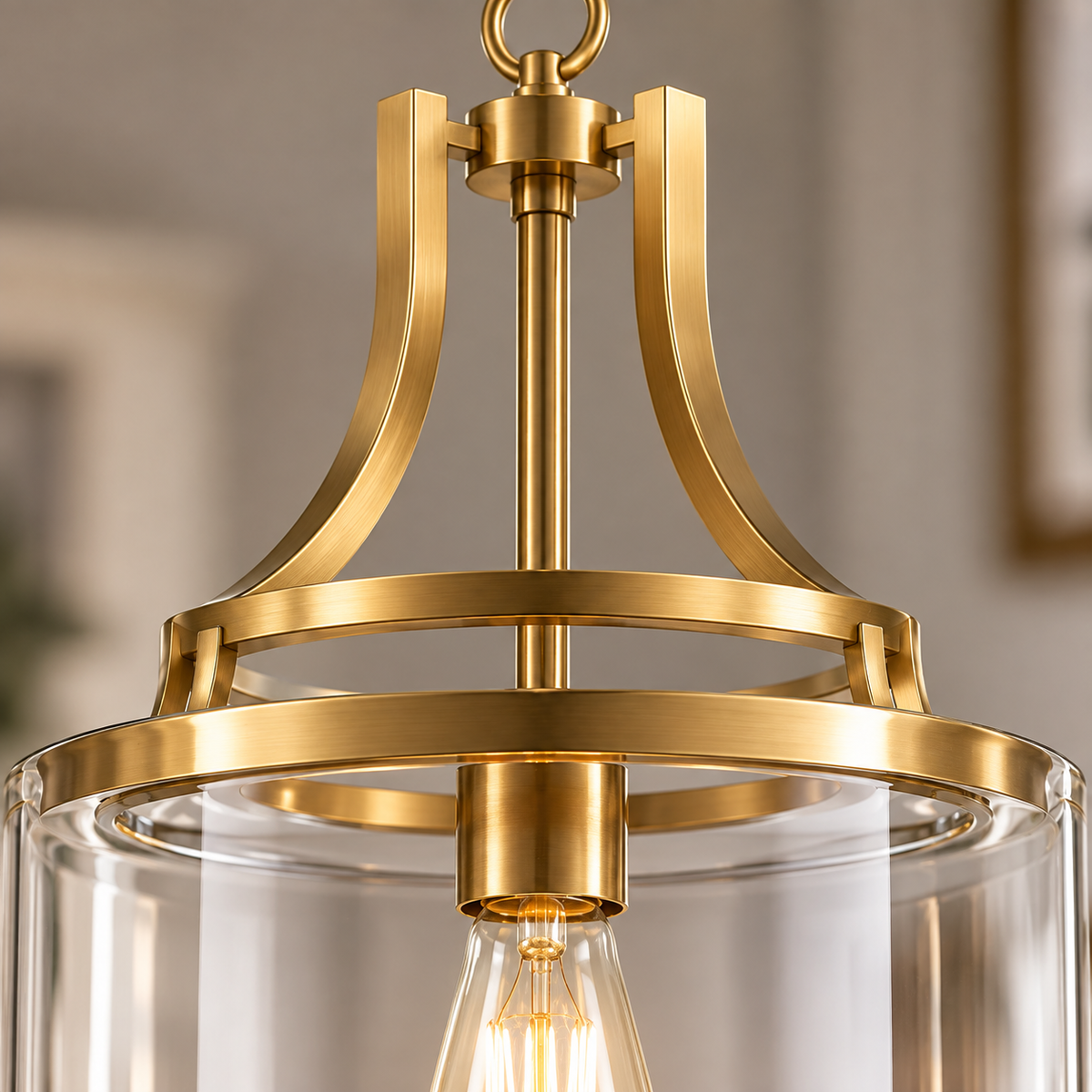 Brass LED Pendant Light