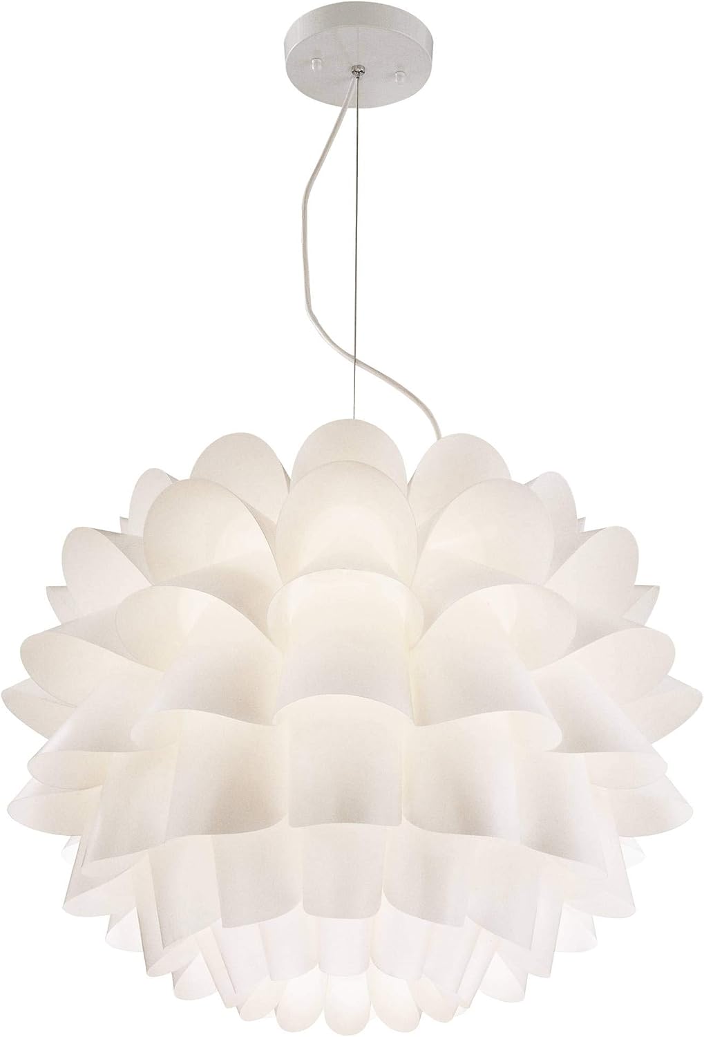 Modern White Flower Pendant light