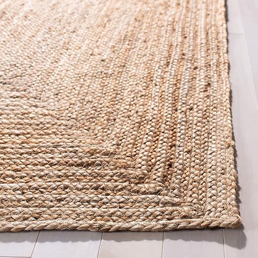 Natural Brown Jute Runner Rug