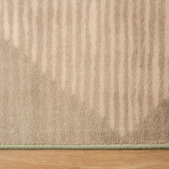 Green Washable Area Rug