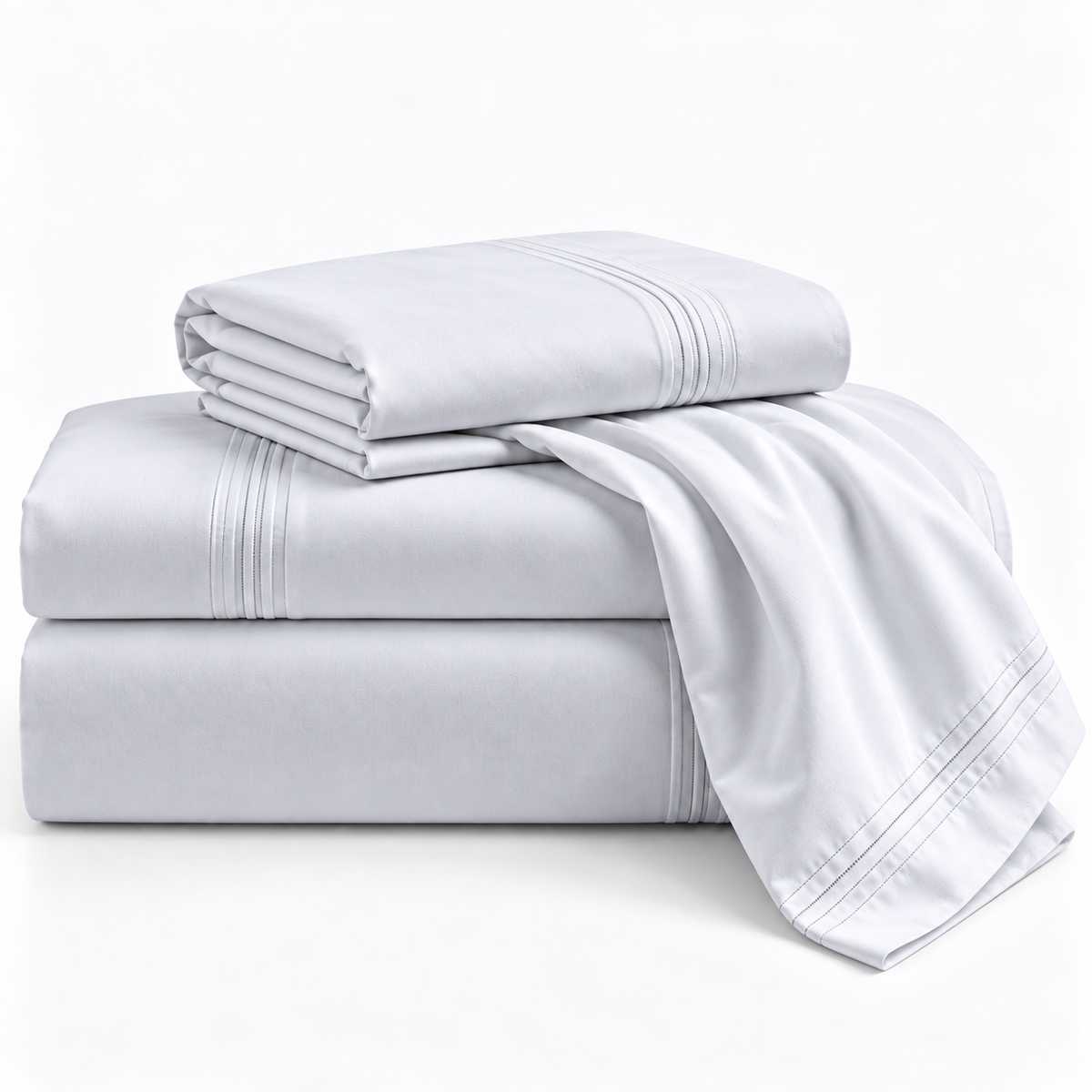 Bed Sheet Set, Twin XL, White