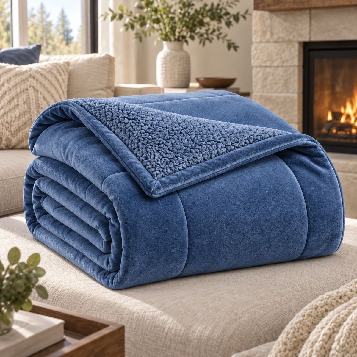Satin-Edge Fleece Blanket