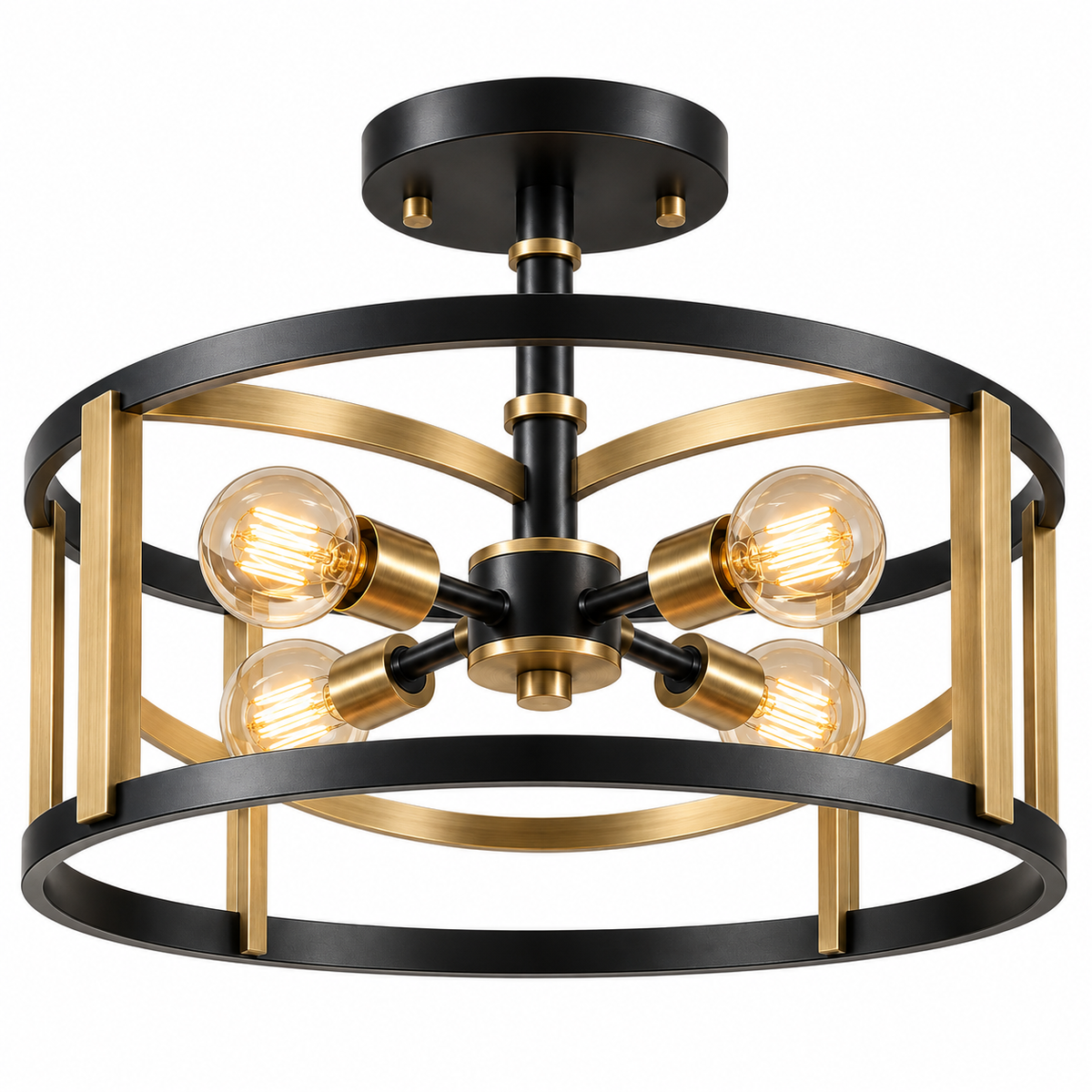 Farmhouse Cage Ceiling Light