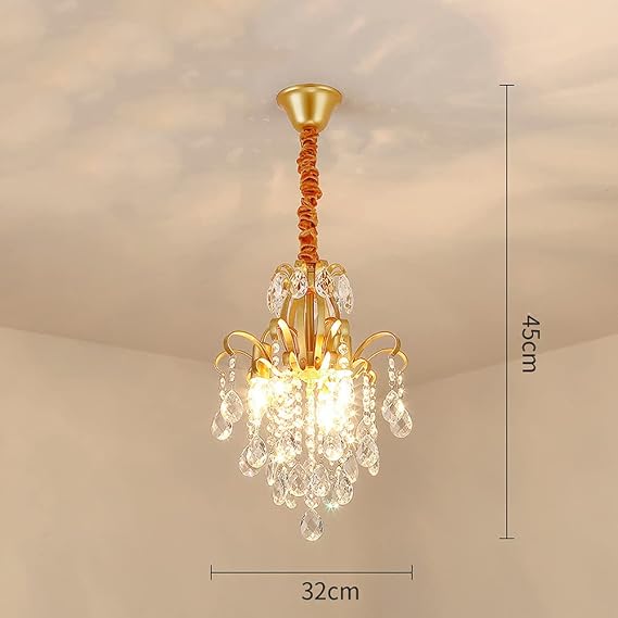 Crystal Flush Mount Chandelier