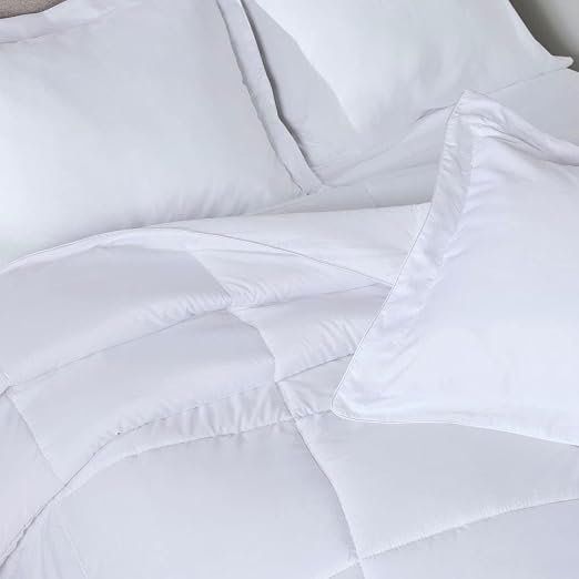 Classic White Oversized Comforter Set