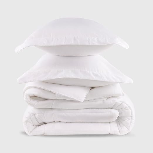 Classic White Oversized Comforter Set