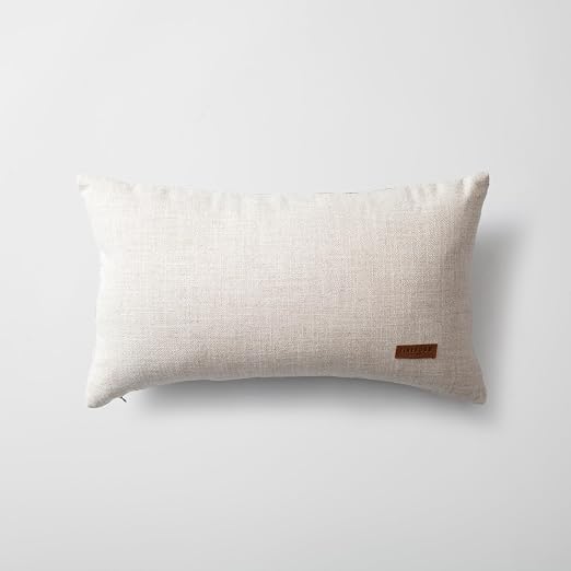Mustard Textured Linen Throw Pillow Cover