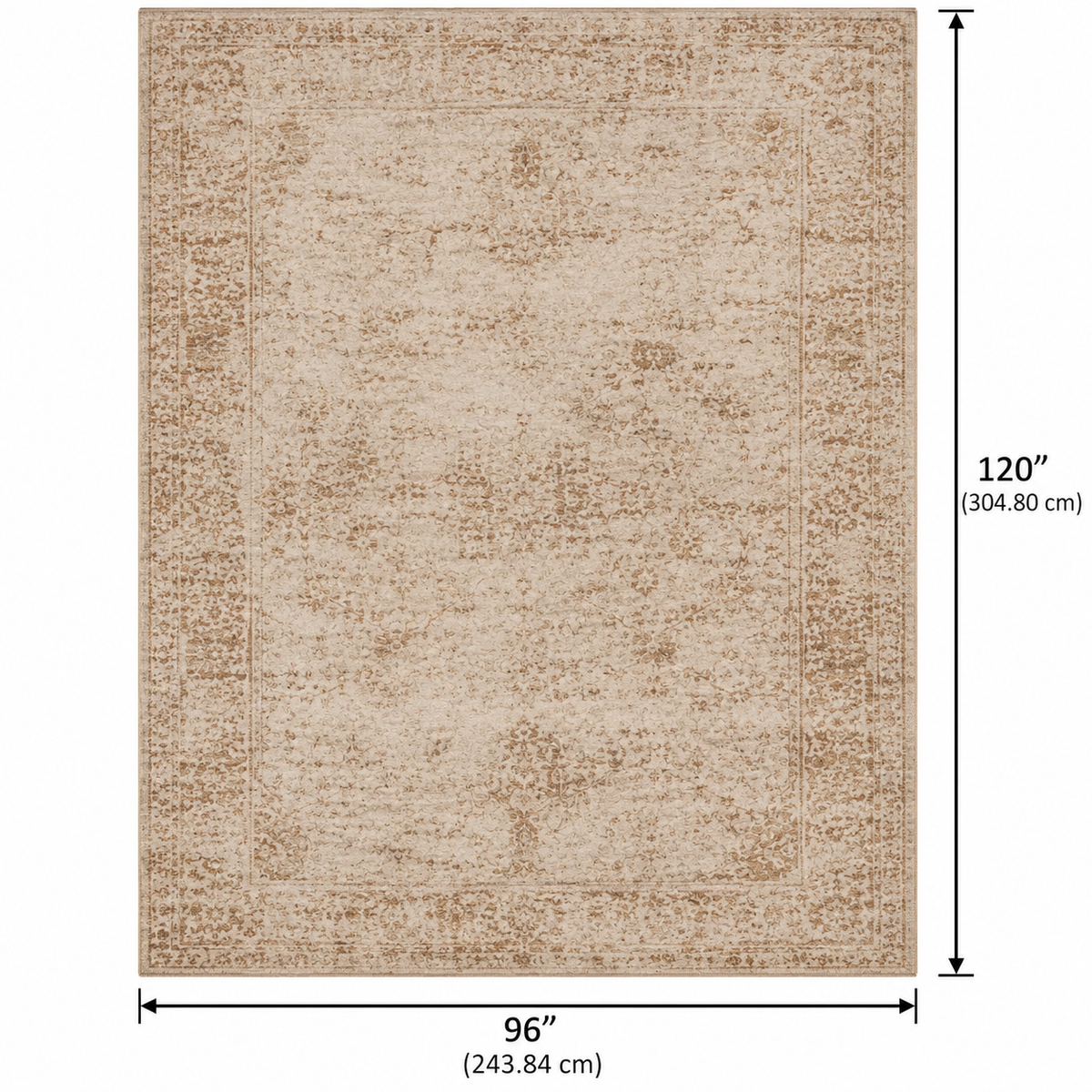 Ivory Taupe Evoke Area Rug