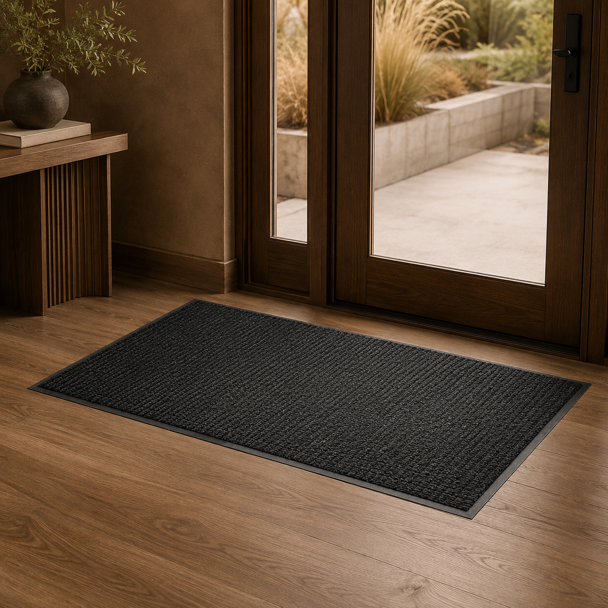 Charcoal Heavy-Duty Door Mat