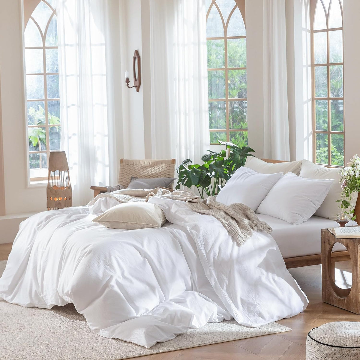 Washed Cotton Duvet Cover Set, California King