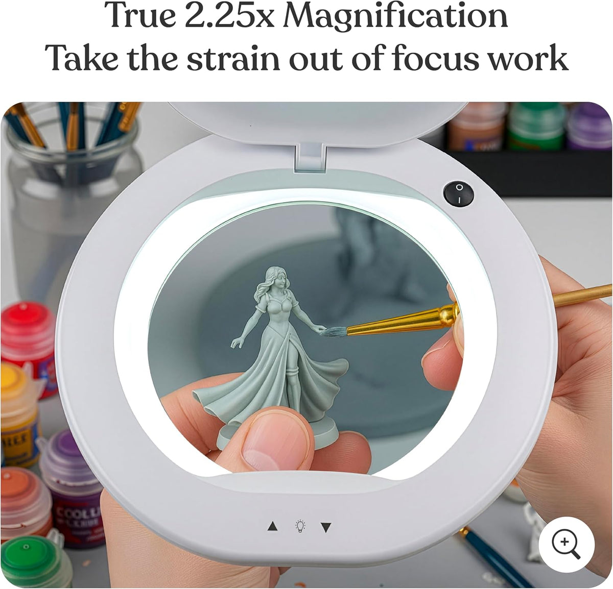 Lighted Magnifying Floor Lamp with Stand