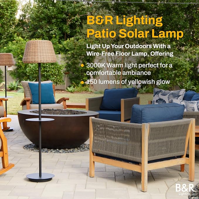 Solar Outdoor Floor Lamp