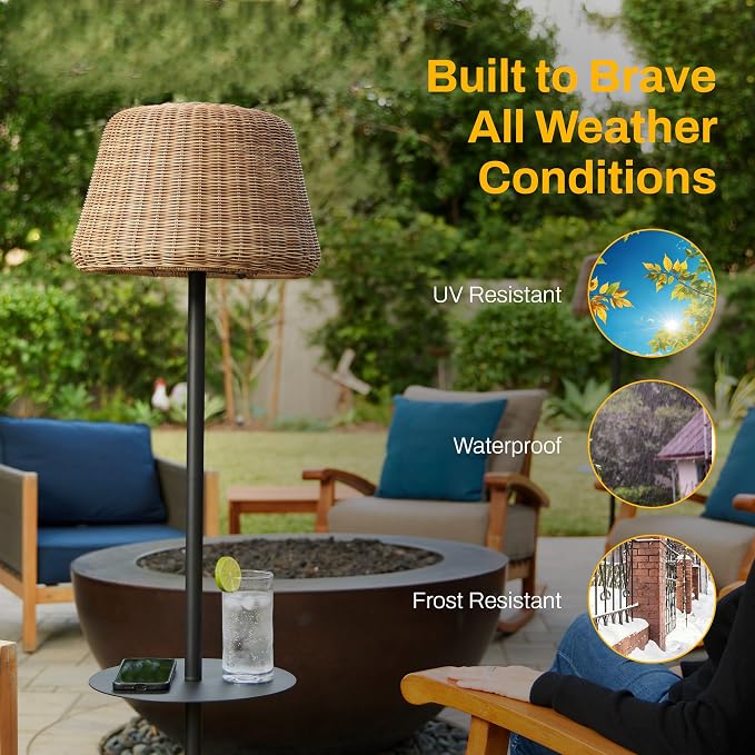 Solar Outdoor Floor Lamp