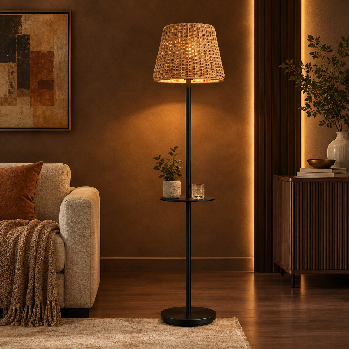 Solar Outdoor Floor Lamp