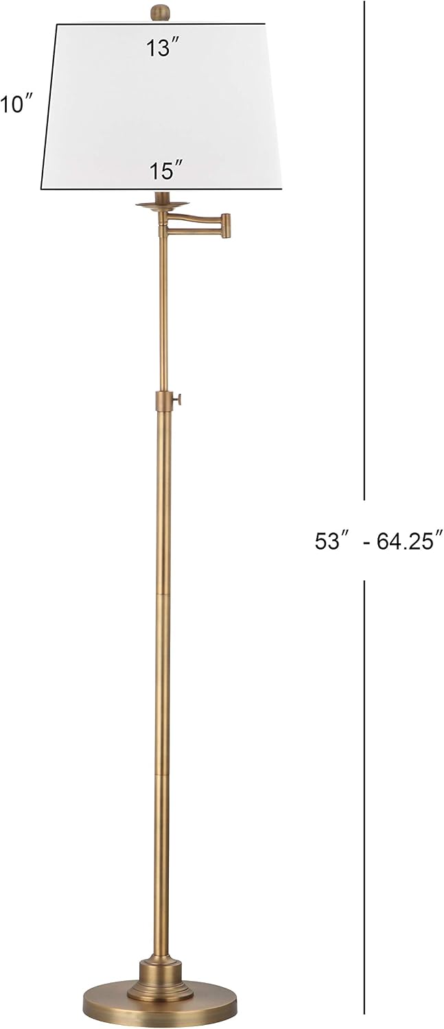Antique Brass Metal Floor Lamp