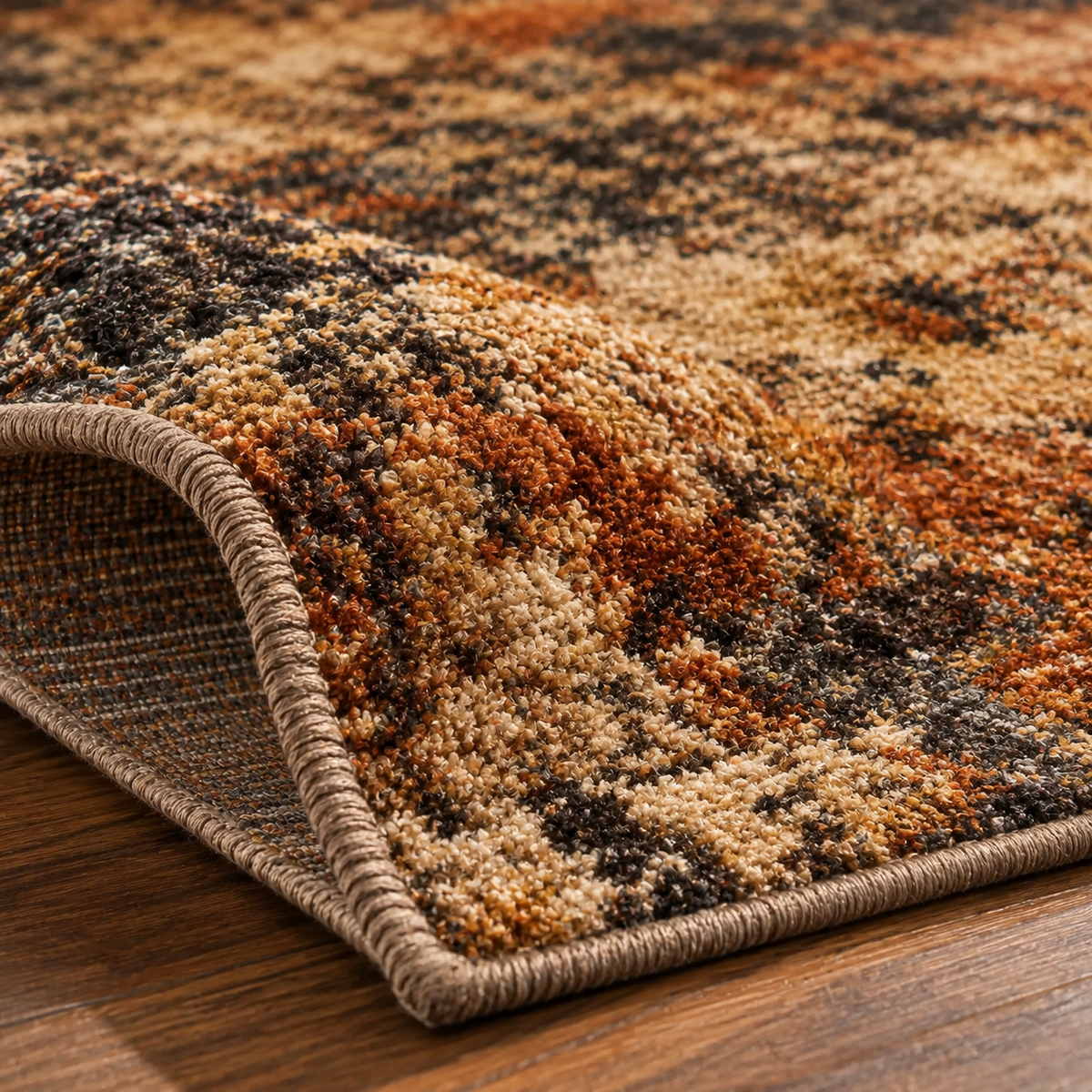 Abstract Soft Thick Pile Rug