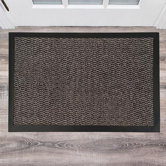 Brown Indoor Absorbent Door Mat, 24" x 35"