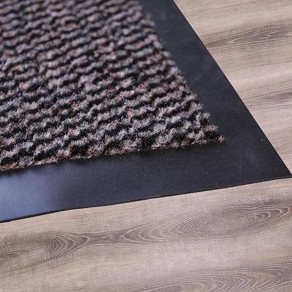 Brown Indoor Absorbent Door Mat, 24" x 35"