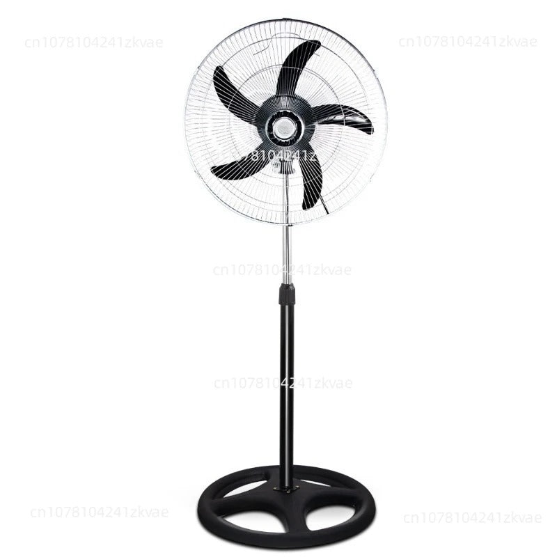 18-Inch Oscillating Pedestal Fan – Powerful 3-Speed Adjustable Standing Fan with Weighted Base
