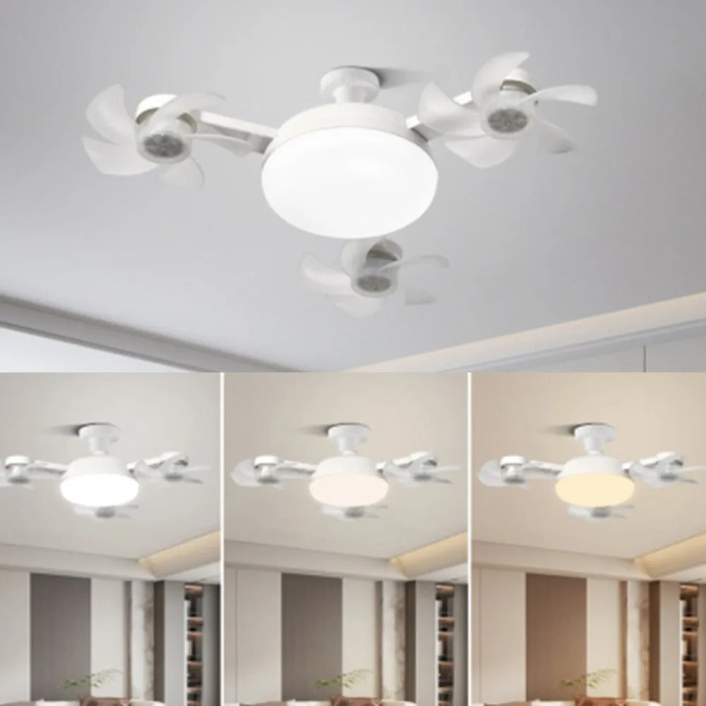 Remote Control LED Ceiling Fan Light – Modern 2-in-1 Ceiling Fan with Integrated Lighting