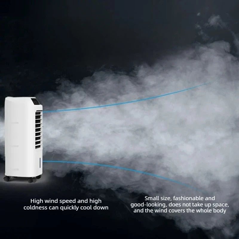 Portable Evaporative Air Cooler – 10L Water Tank Cooling Fan with Remote Control & Adjustable Speeds