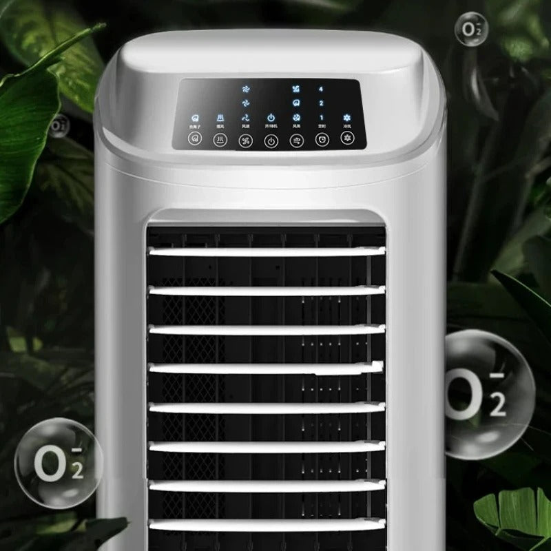 Portable Evaporative Air Cooler – 10L Water Tank Cooling Fan with Remote Control & Adjustable Speeds