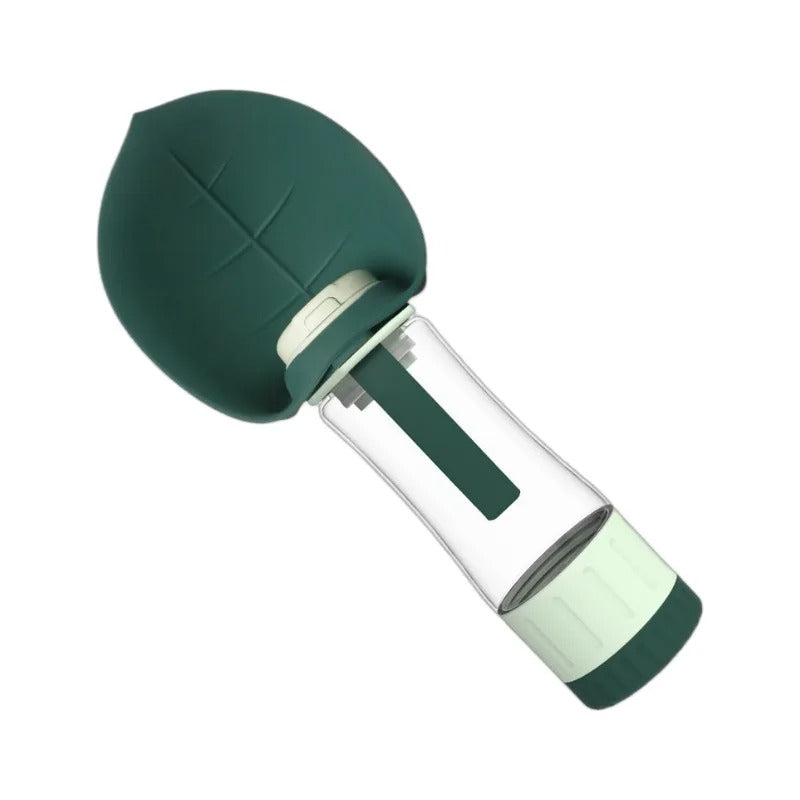2-in-1 Portable Pet Water Bottle and Foldable Feeding Bowl for Travel