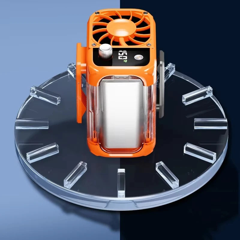 Portable Waist Clip Fan – Rechargeable Hands-Free Cooling Fan for Outdoor Use