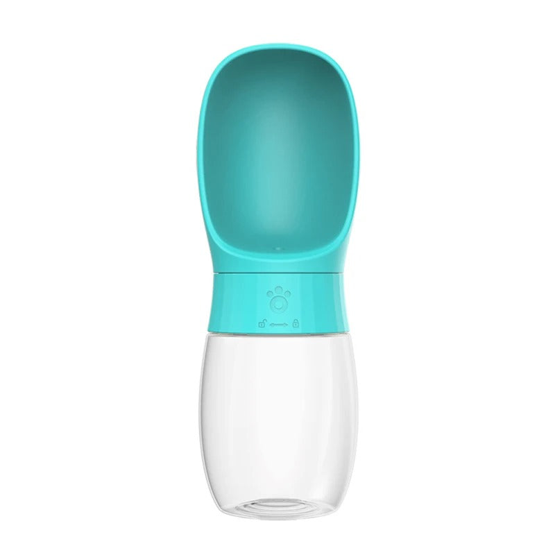 Portable Pet Water Bottle with Built-In Drinking Bowl for Dogs & Cats | Leakproof Travel Water Dispenser