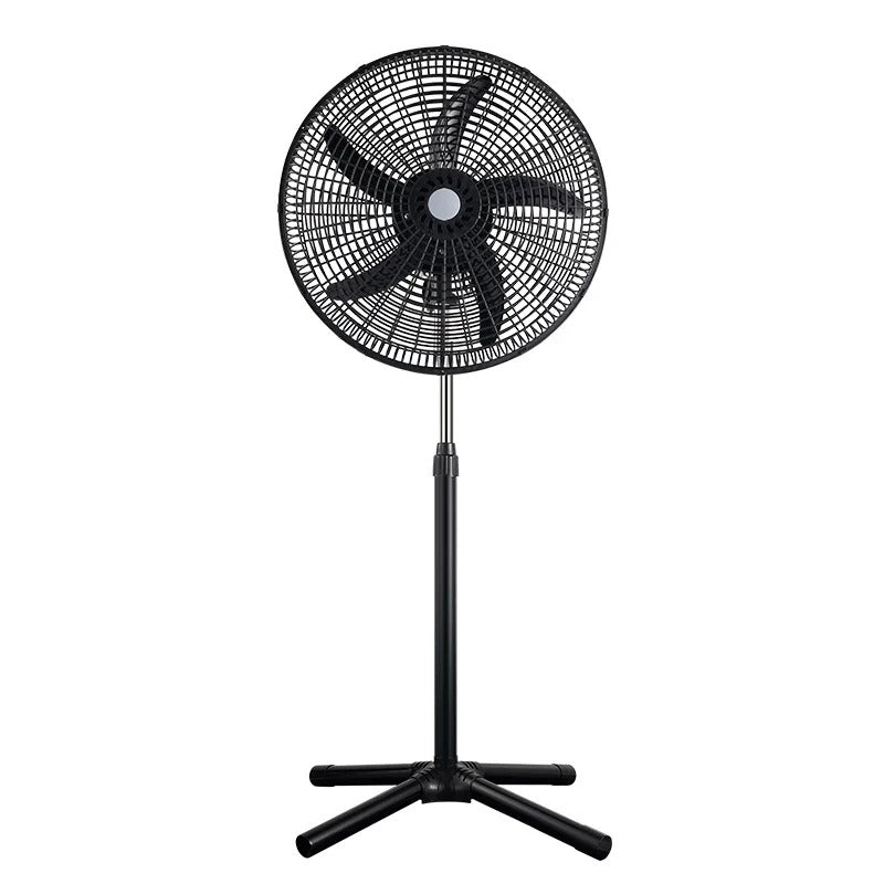 18-Inch Oscillating Pedestal Fan – Powerful 3-Speed Adjustable Standing Fan with Weighted Base