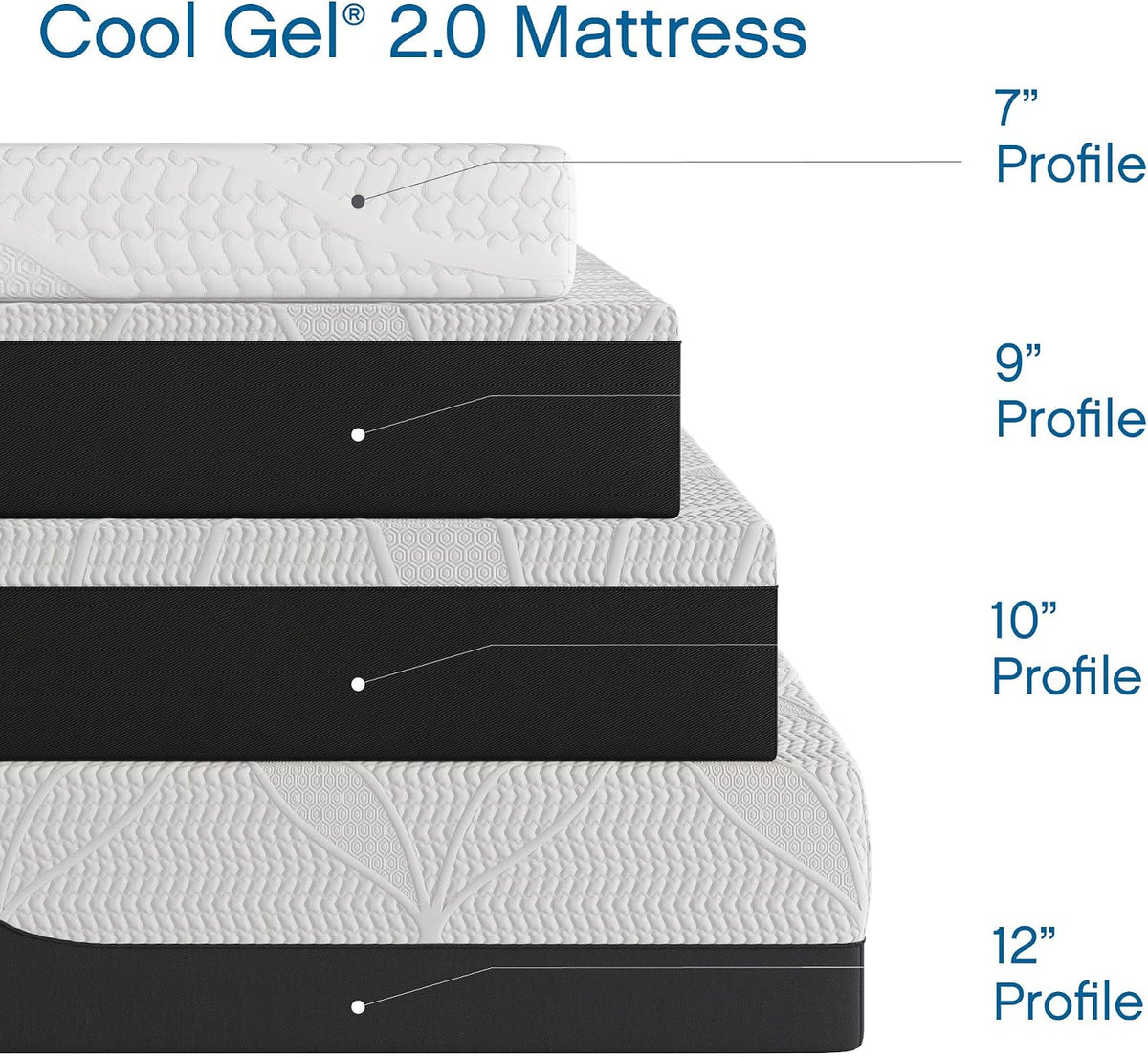 COOL GEL Queen Mattress