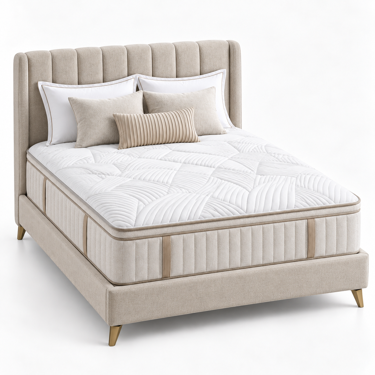 White Quilted Mattress