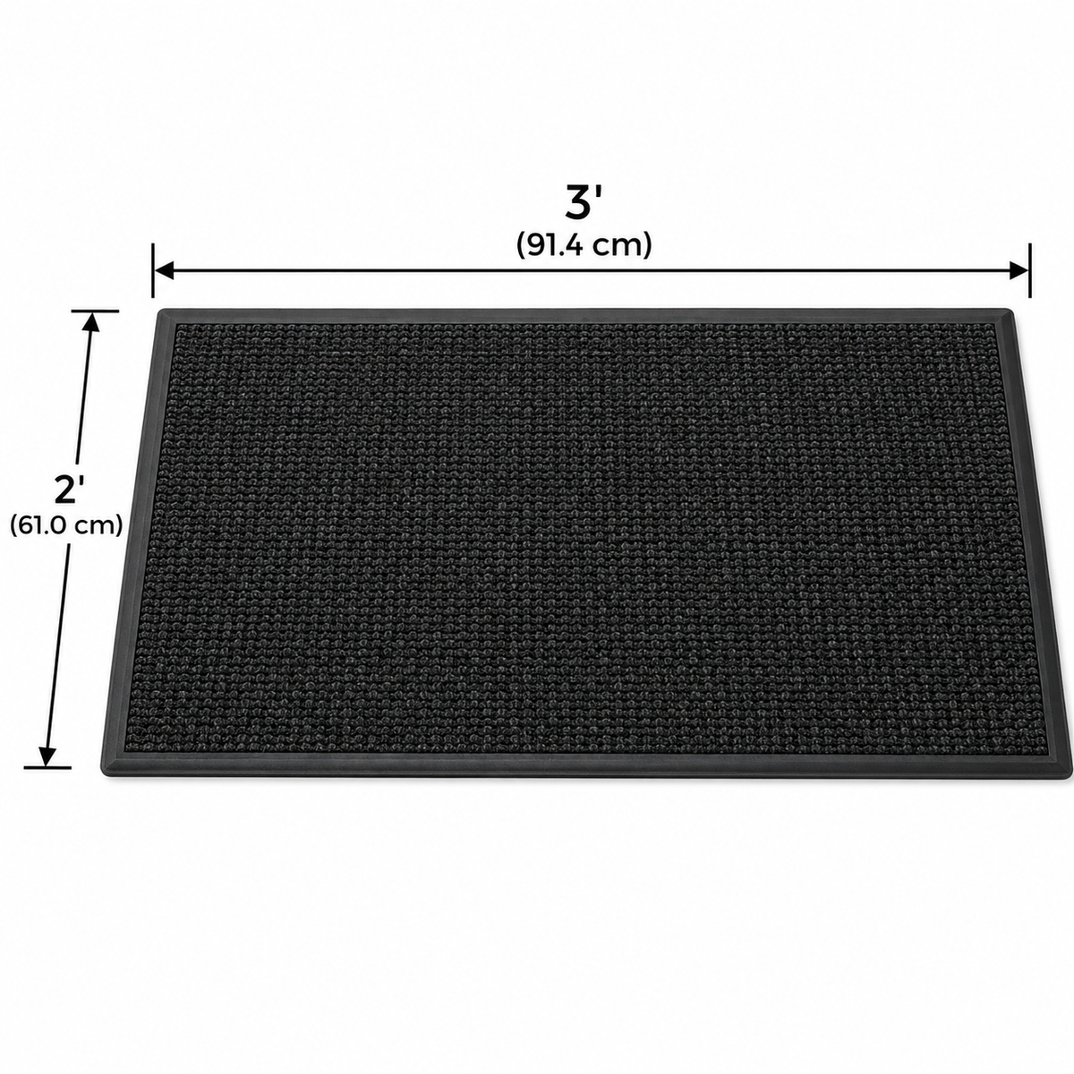 Charcoal Heavy-Duty Door Mat