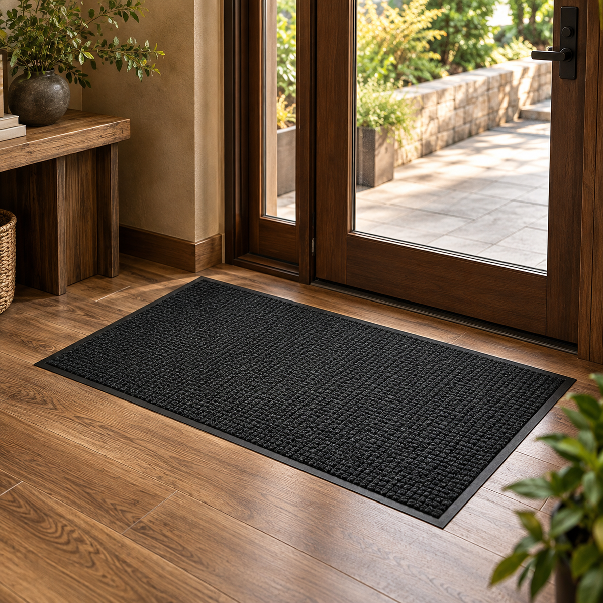 Charcoal Heavy-Duty Door Mat