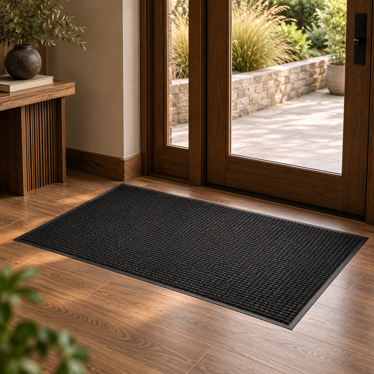 Charcoal Heavy-Duty Door Mat