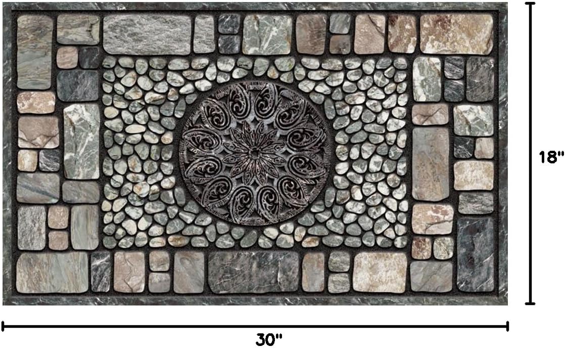 Gray Notre Dame Door Mat