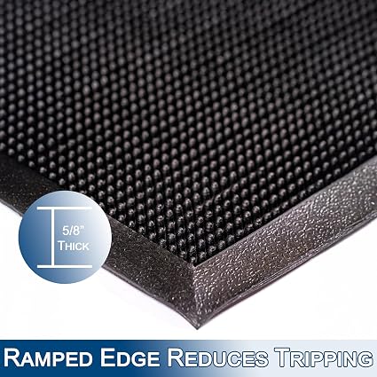 Black Rubber Entrance Mat