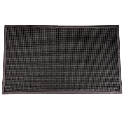 Black Rubber Entrance Mat