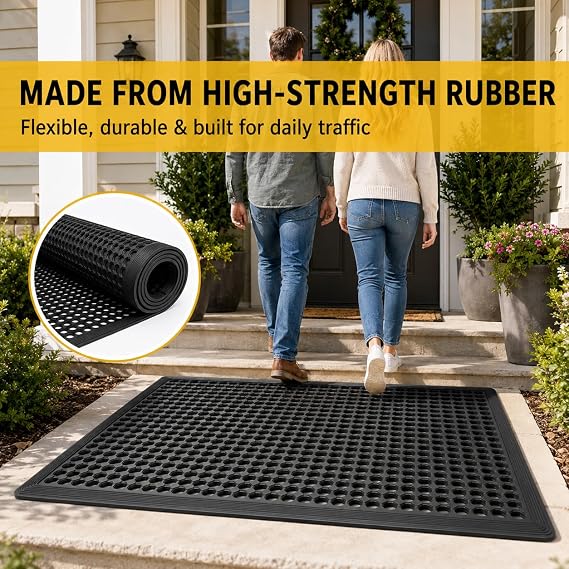 Rubber Drainage Floor Mat Set