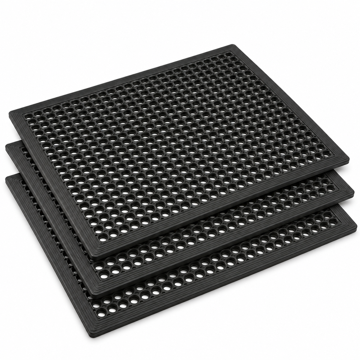 Rubber Drainage Floor Mat Set